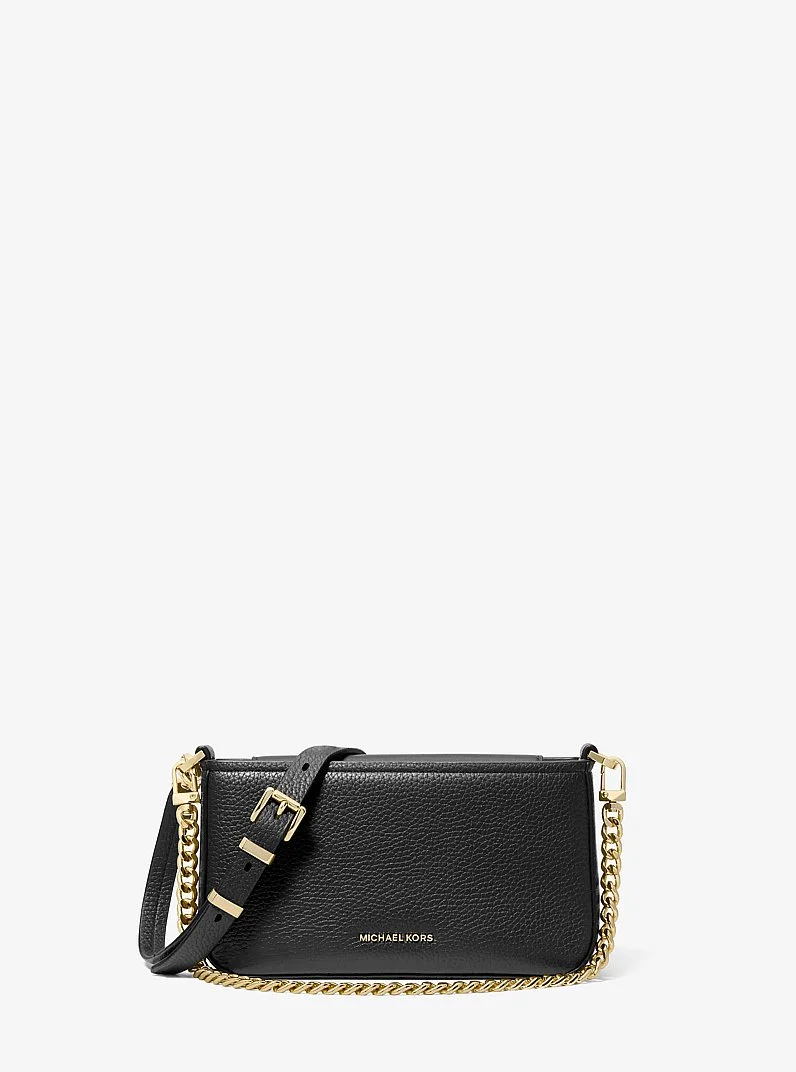 Bryant Small Pebbled Leather Convertible Pochette - 1