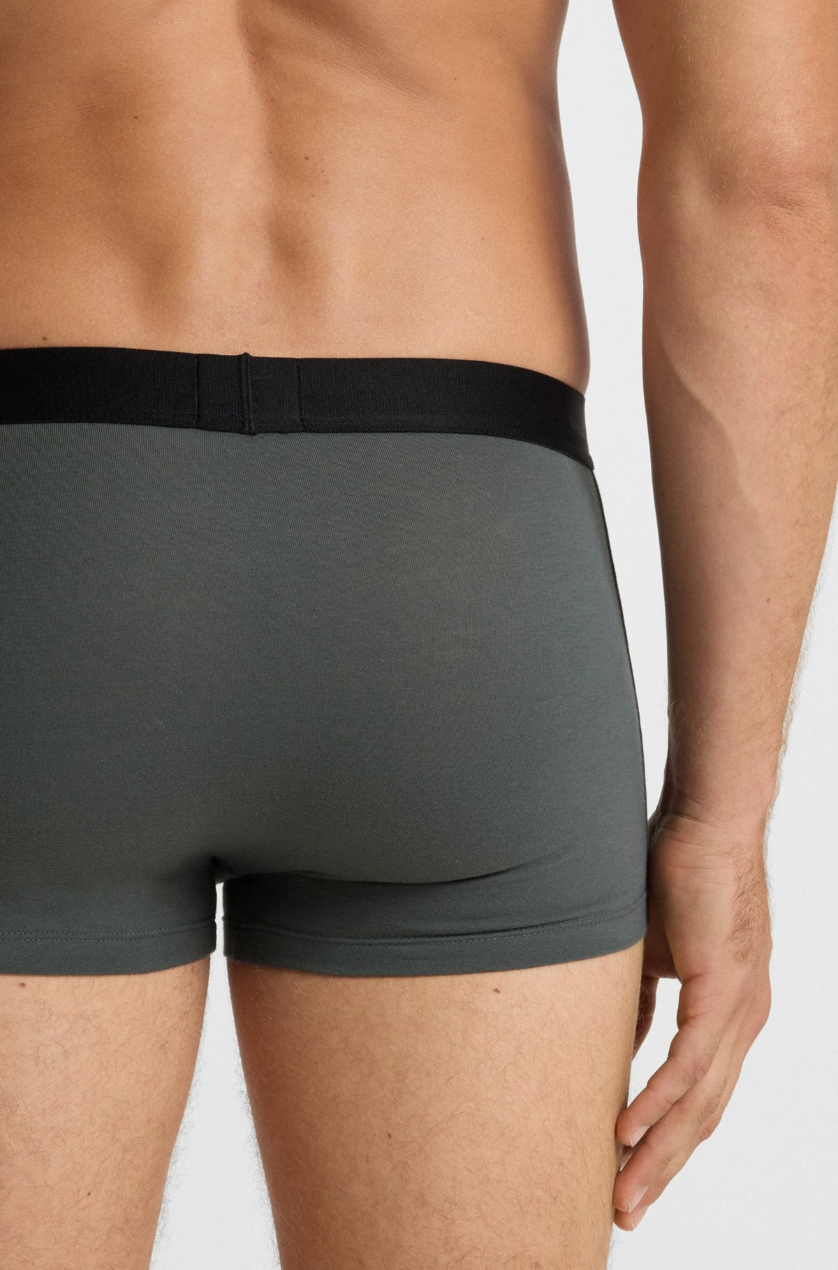 THREE-PACK OF STRETCH TRUNKS IN COTTON - 5