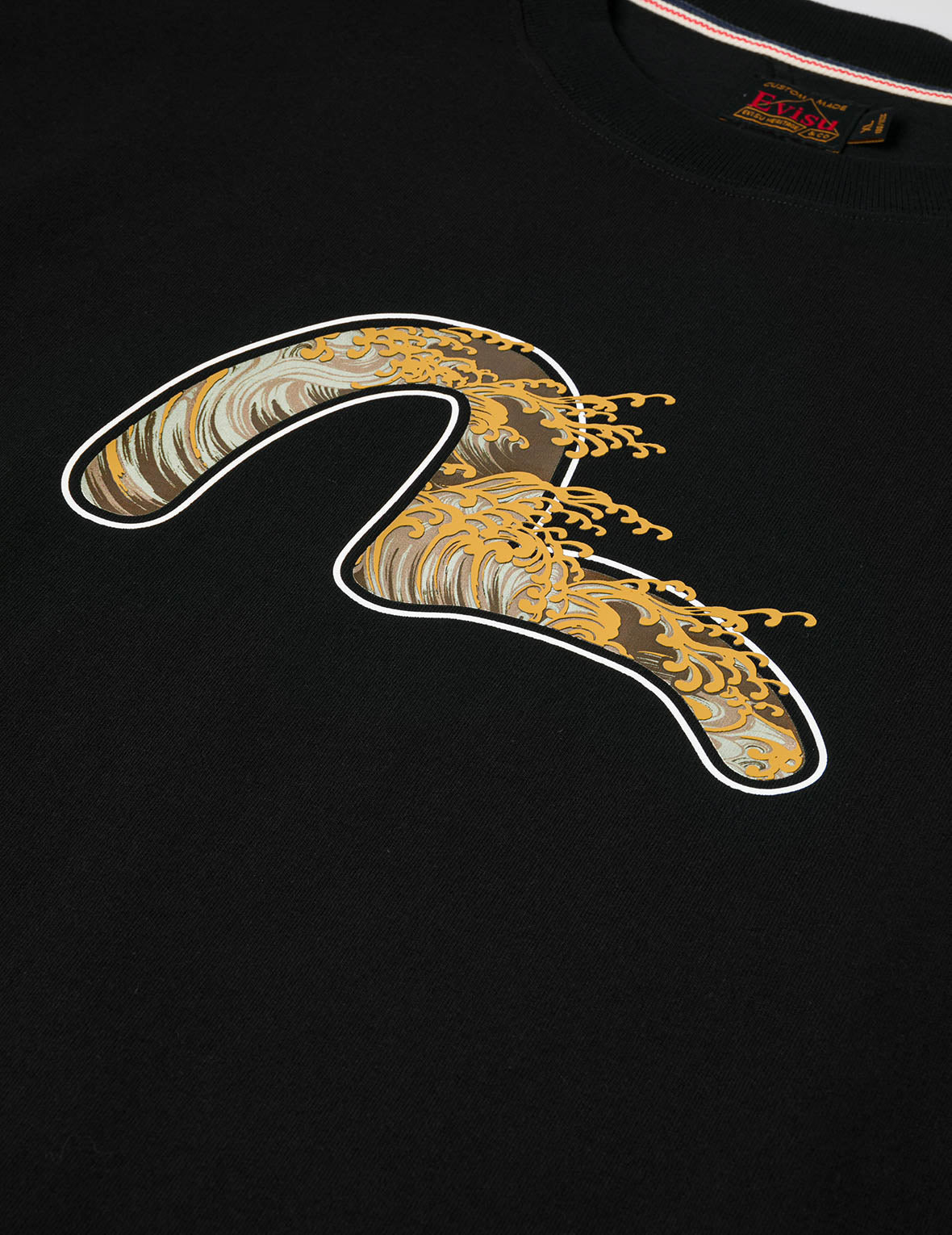 Seagull and Wave Print Relax Fit T-Shirt - 5