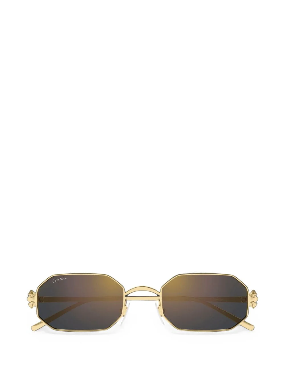 geometric-frame sunglasses - 1