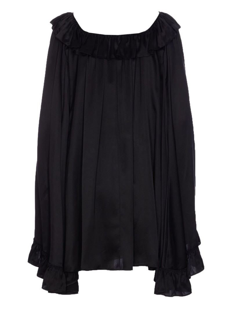 Chloé ruffled long-sleeves dress outlook