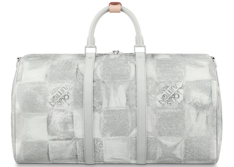 Louis Vuitton Louis Vuitton Keepall Bandouliere 50 Light Grey outlook
