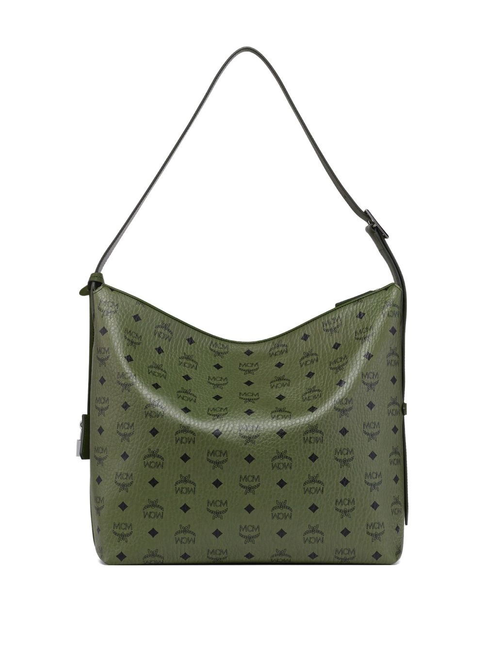large Aren Hobo Visetos monogram shoulder bag - 2