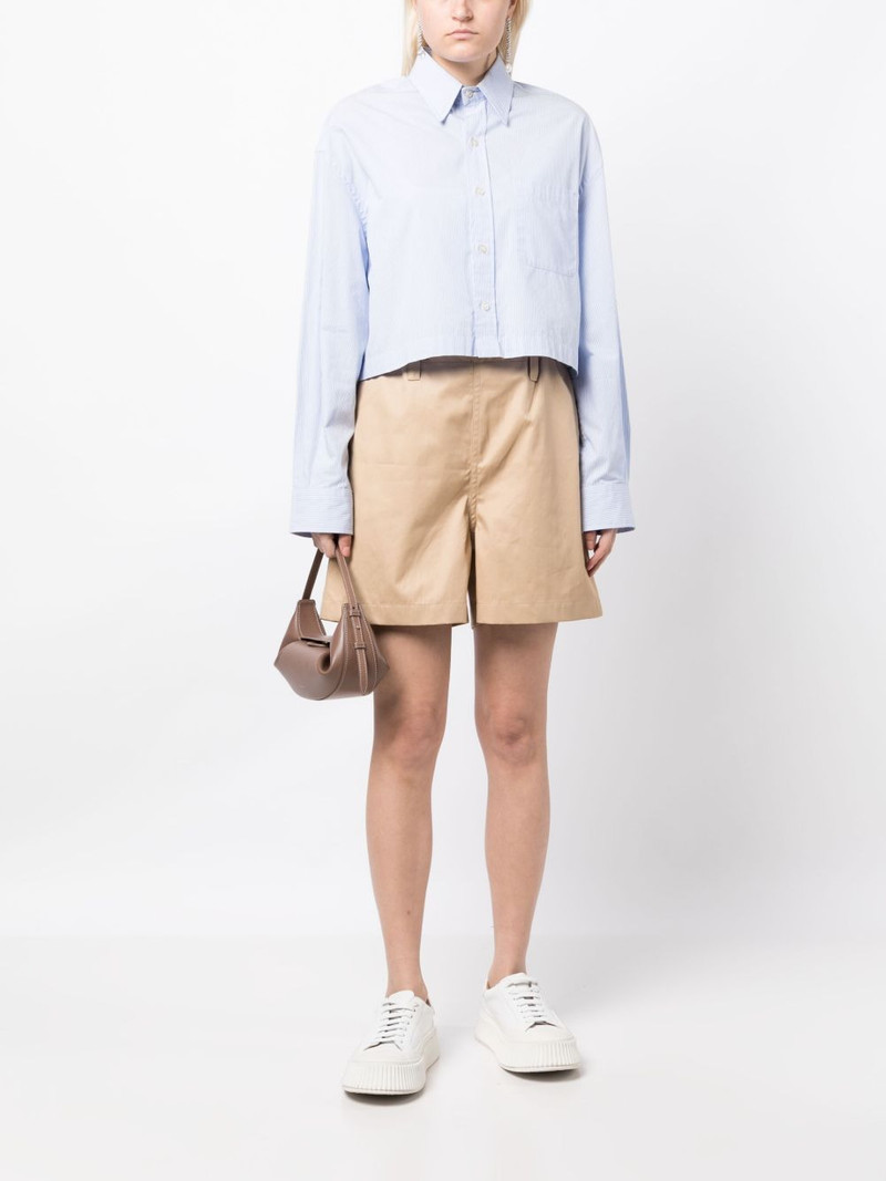 SOFIE D'HOORE elasticated-waist cotton shorts outlook