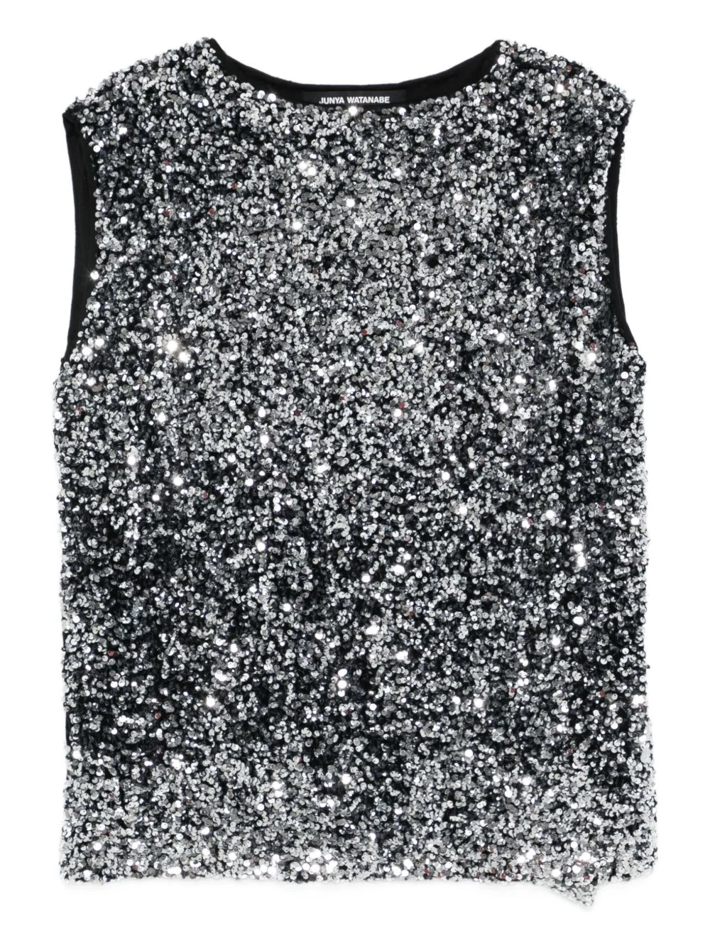 sequinned sleeveless top - 1
