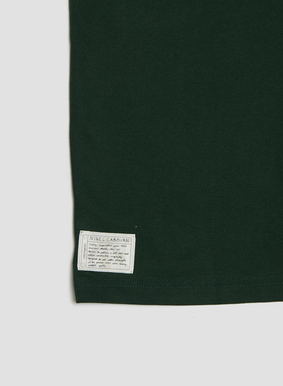 Nigel Cabourn Heavy Duty Athletic T-Shirt in Forest Green outlook