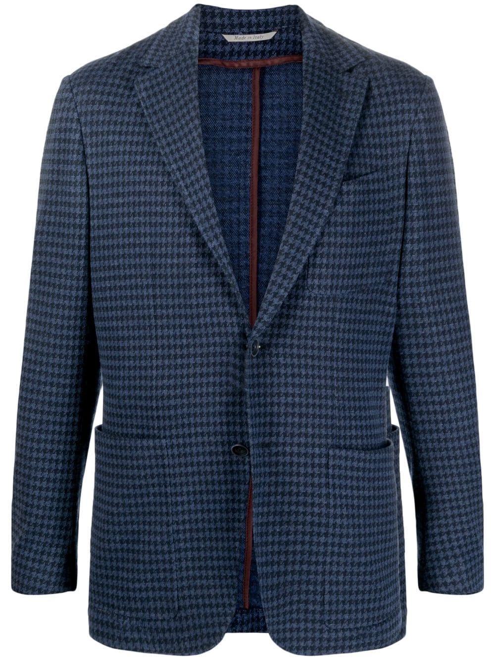 single-breasted button-fastening blazer - 1