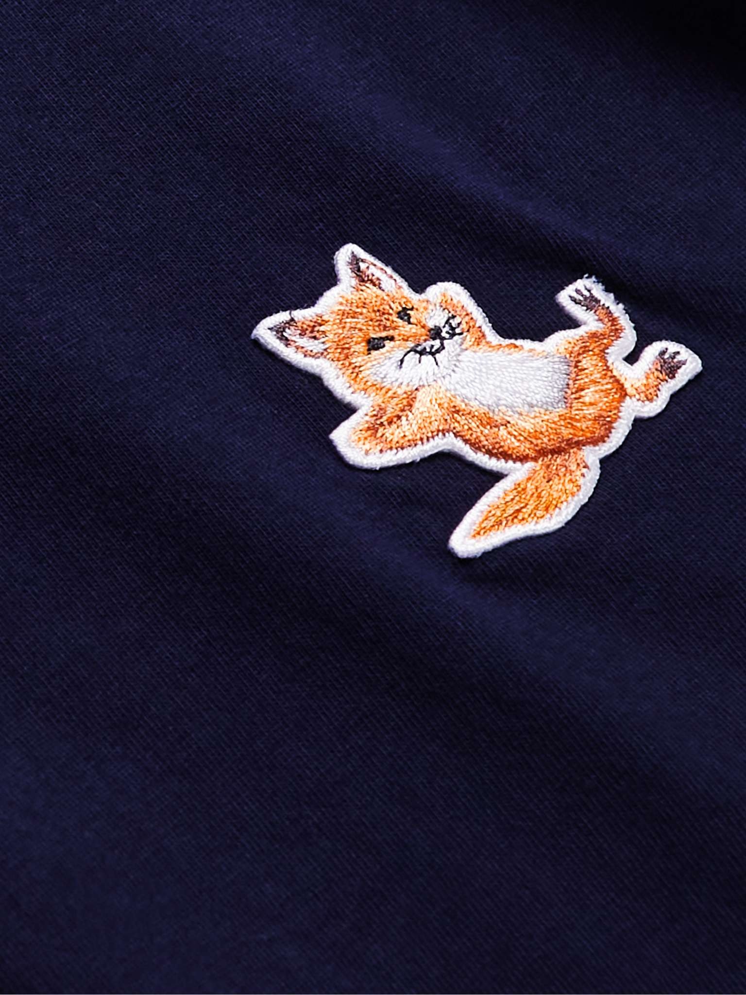 Logo-Appliquéd Cotton-Jersey T-Shirt - 3