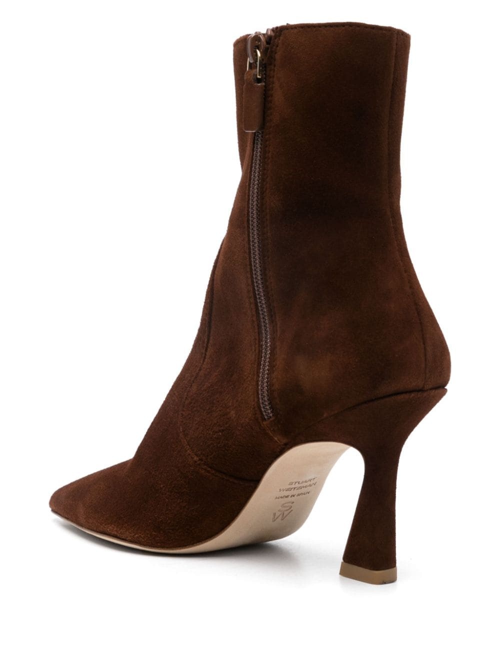 90mm suede ankle boots - 3