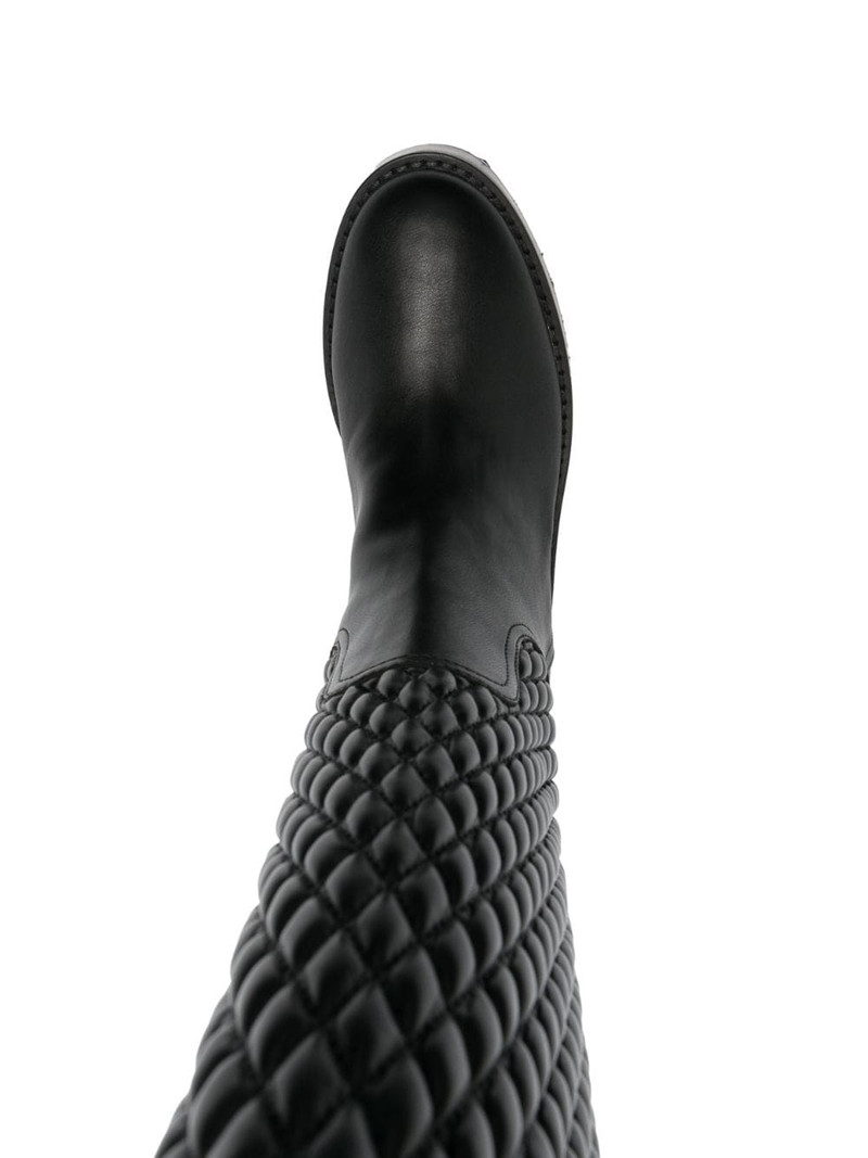 Dome quilted riding boots 4