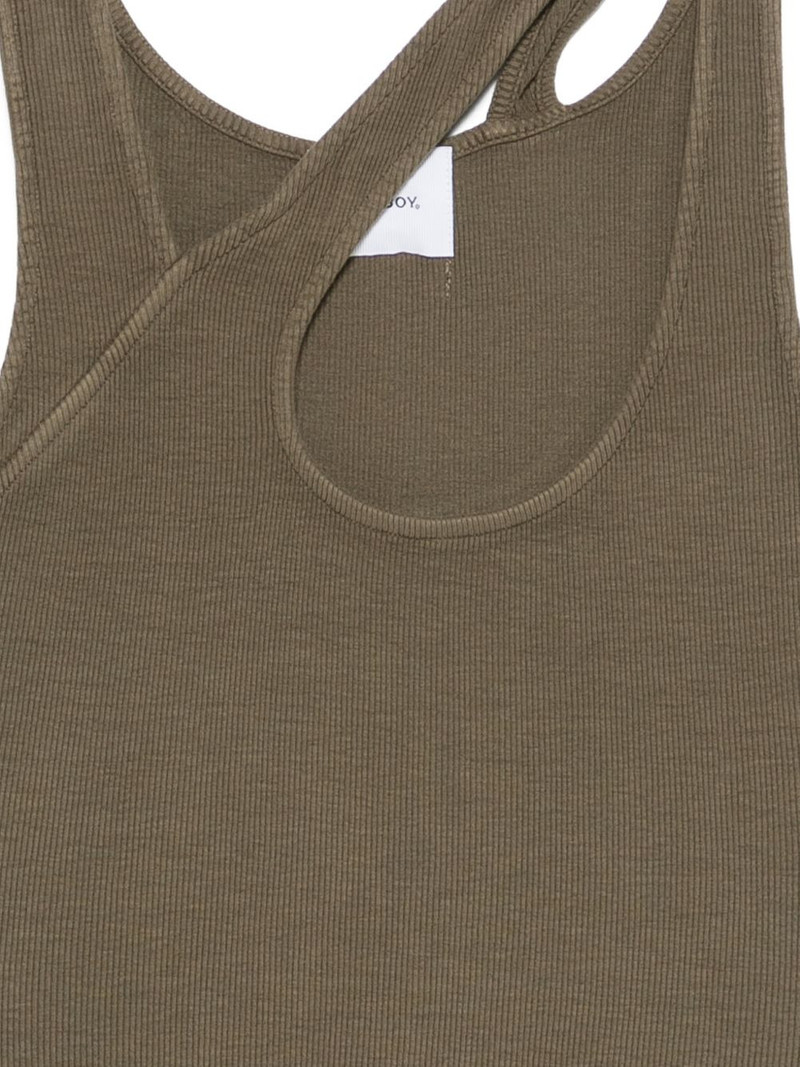 ribbed cut-out tank top 3