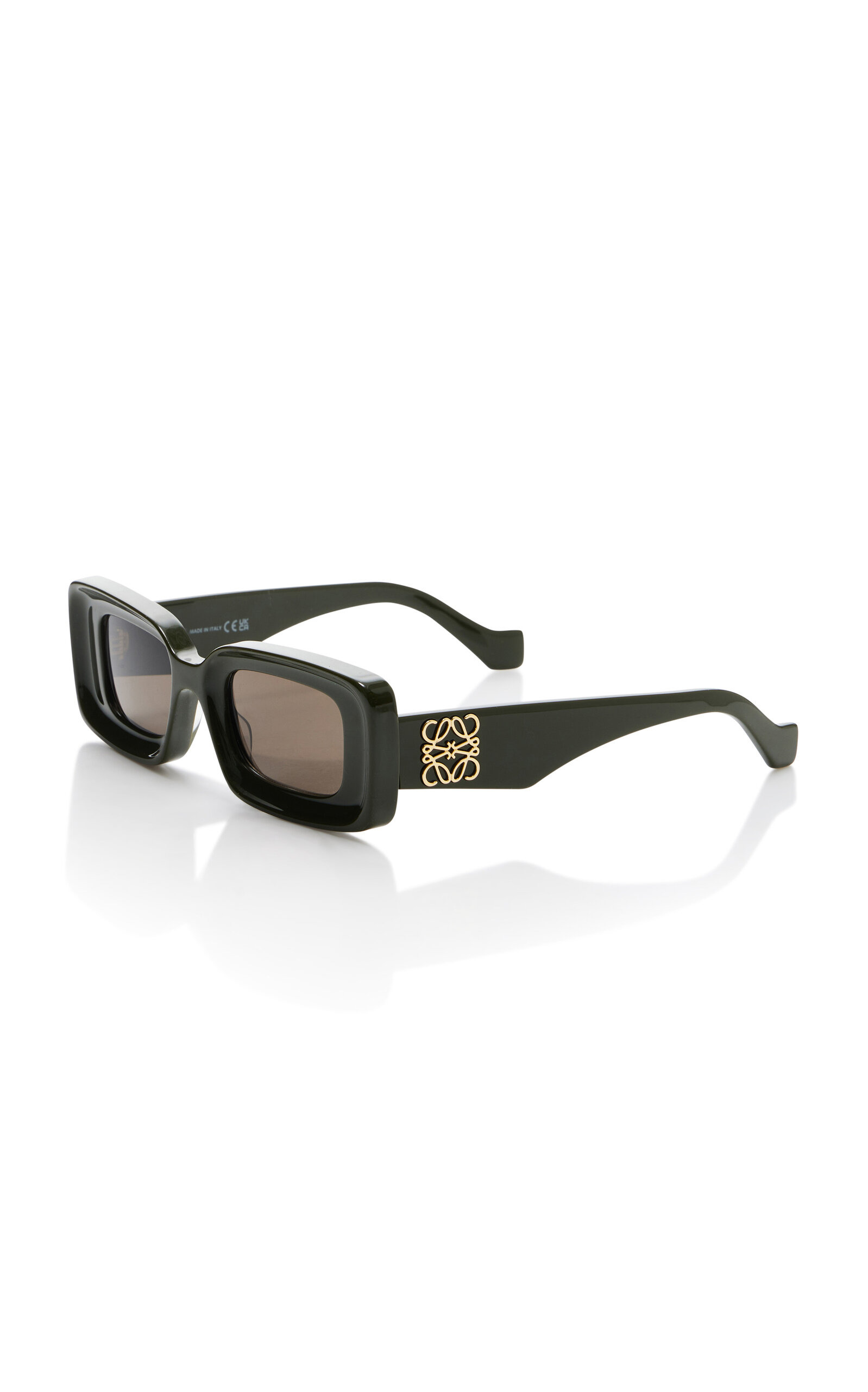 Anagram Square-Frame Acetate Sunglasses green - 3