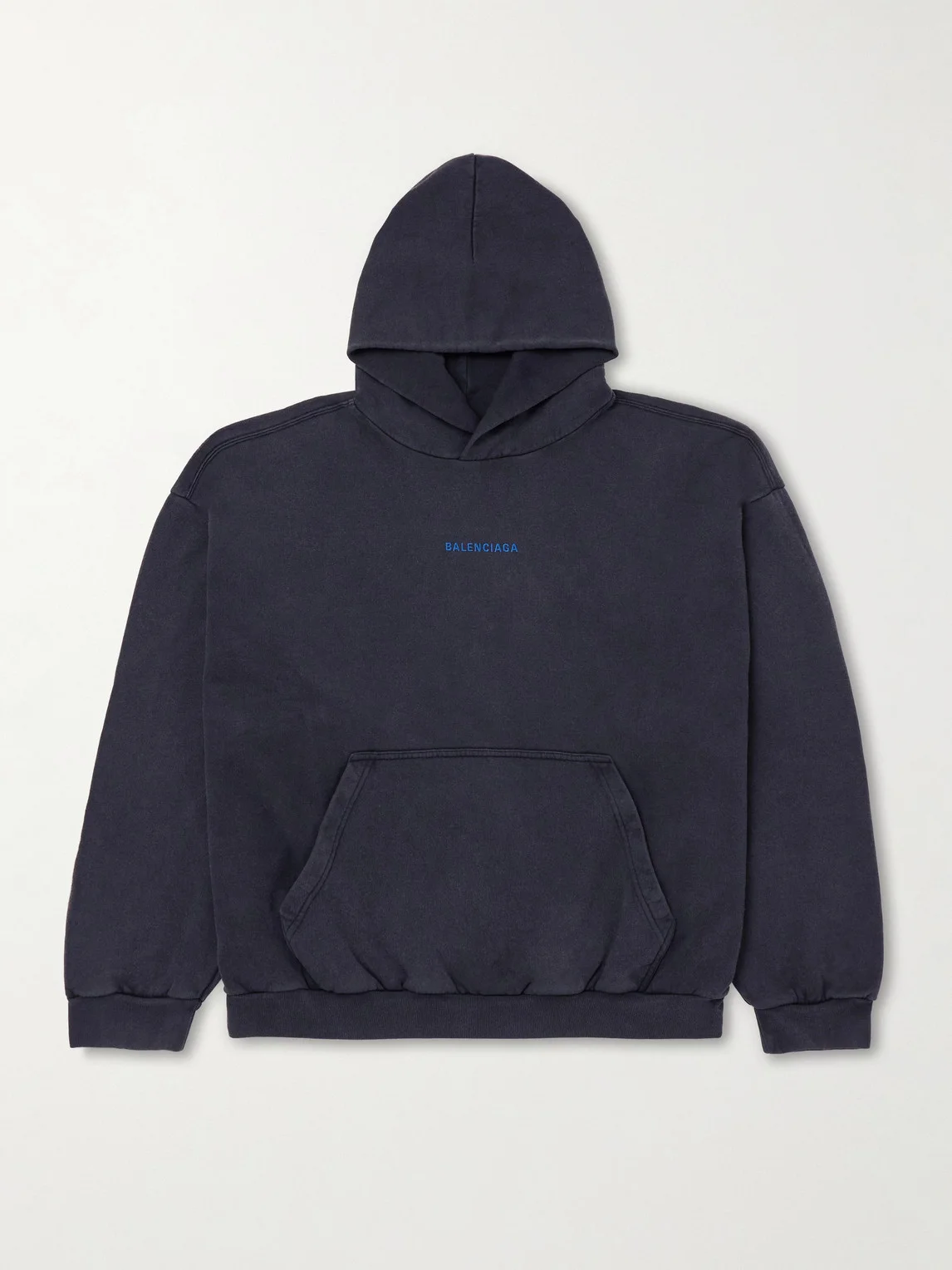 Logo-Embroidered Cotton-Jersey Hoodie - 1