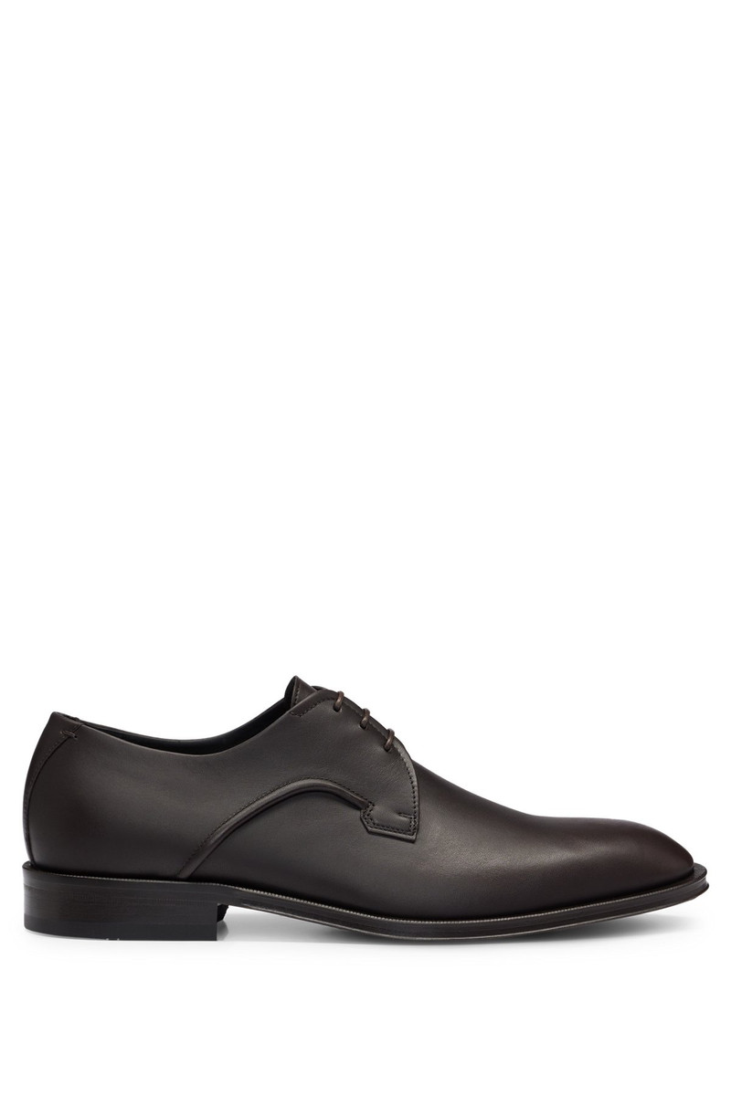 ITALIAN-MADE DERBY SHOES IN LEATHER 1