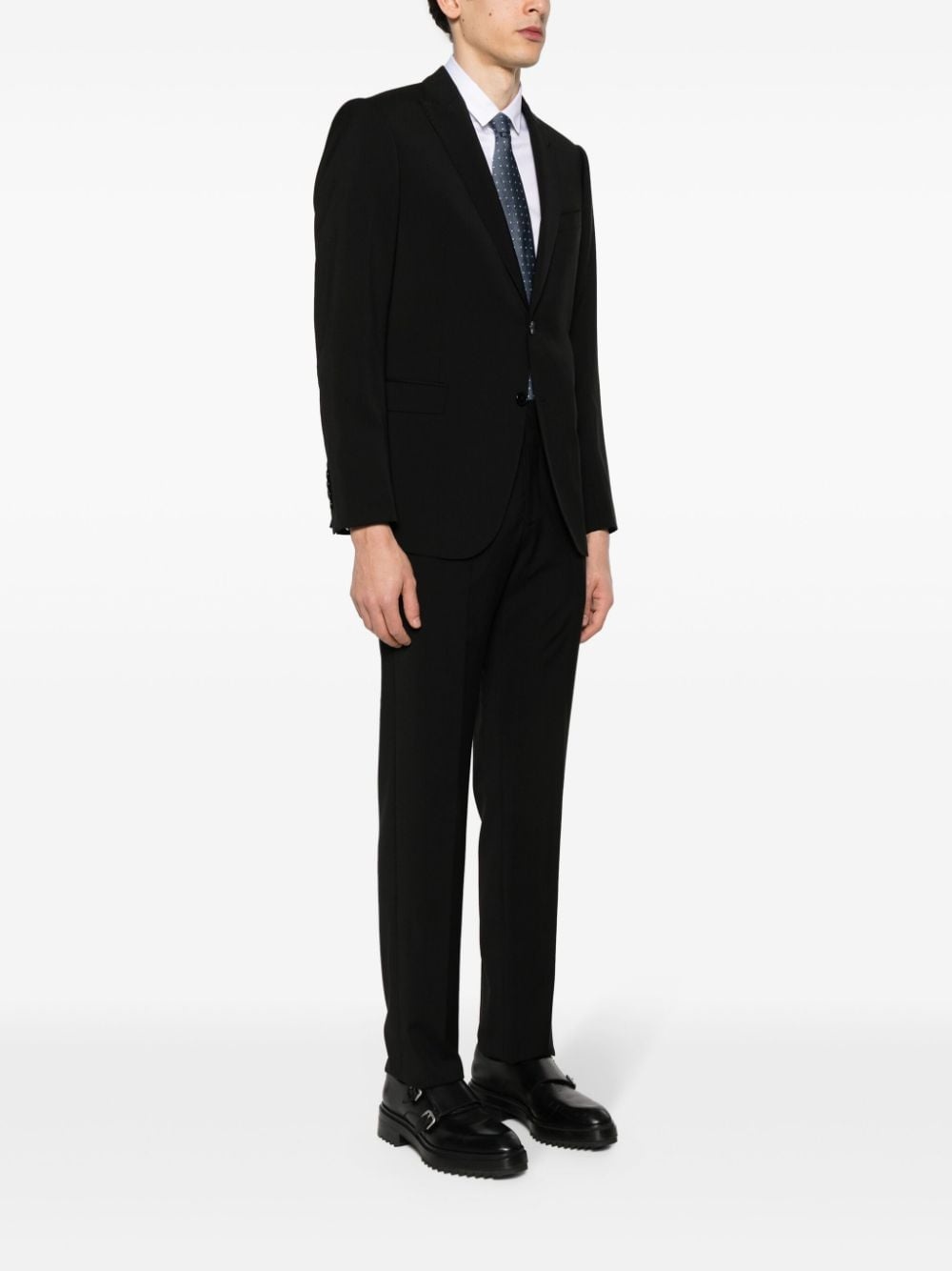 Wool single-breasted suit - 2