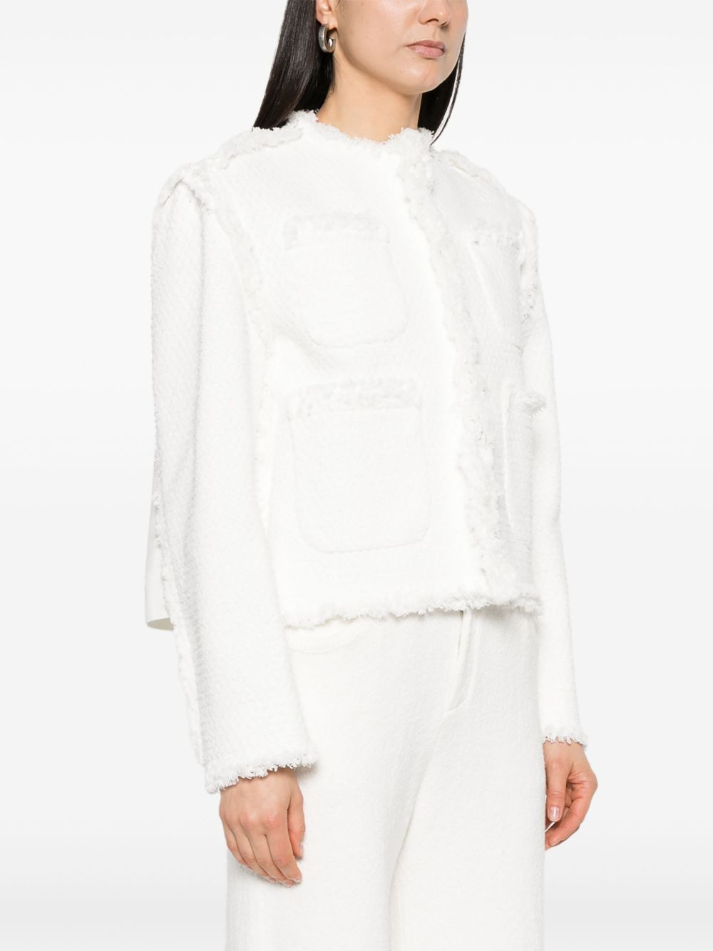 Sacai Women Denim Mix Jacket - 3
