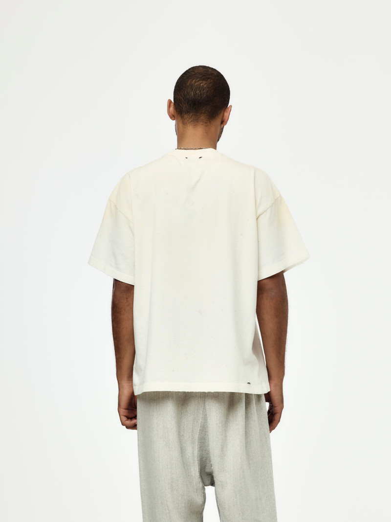 SATOSHI NAKAMOTO WALL STREET TEE (DIRTY WHITE) outlook