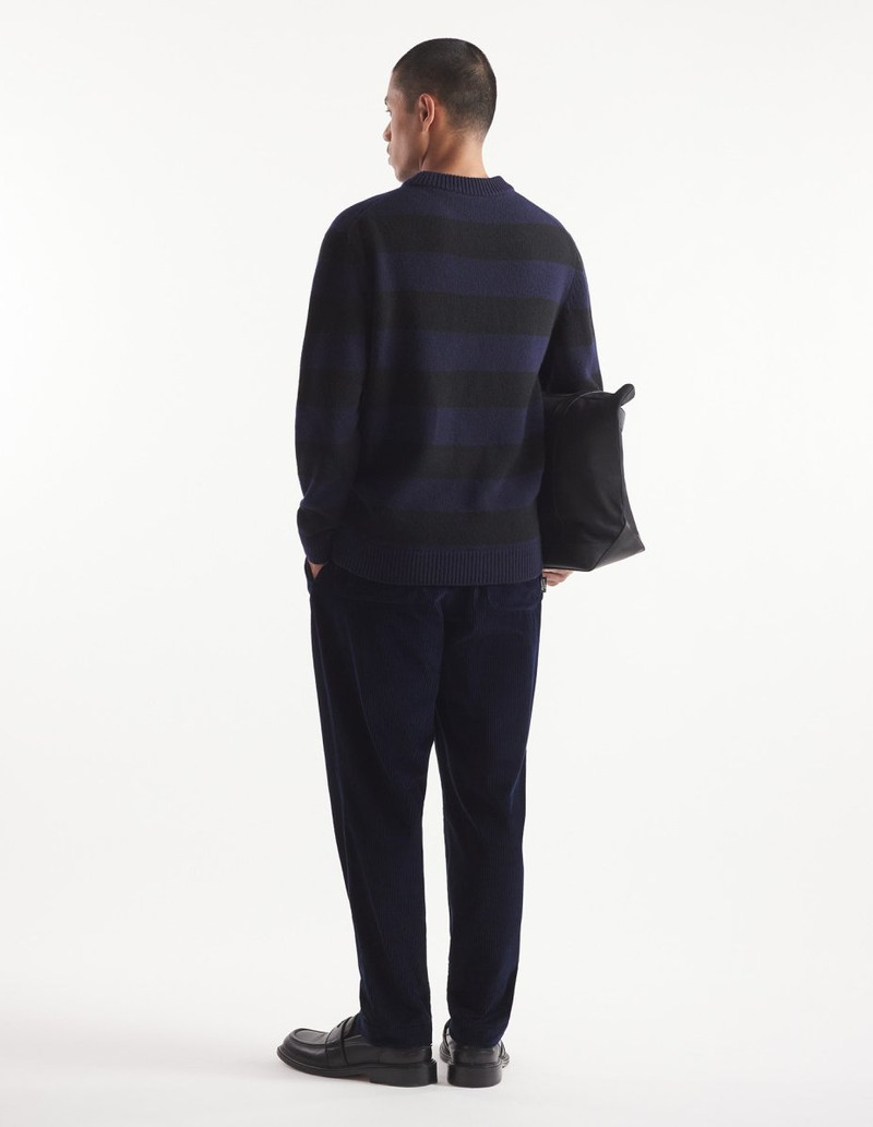 FESTIVE PROFILE FOX PATCH STRIPPED JUMPER 5