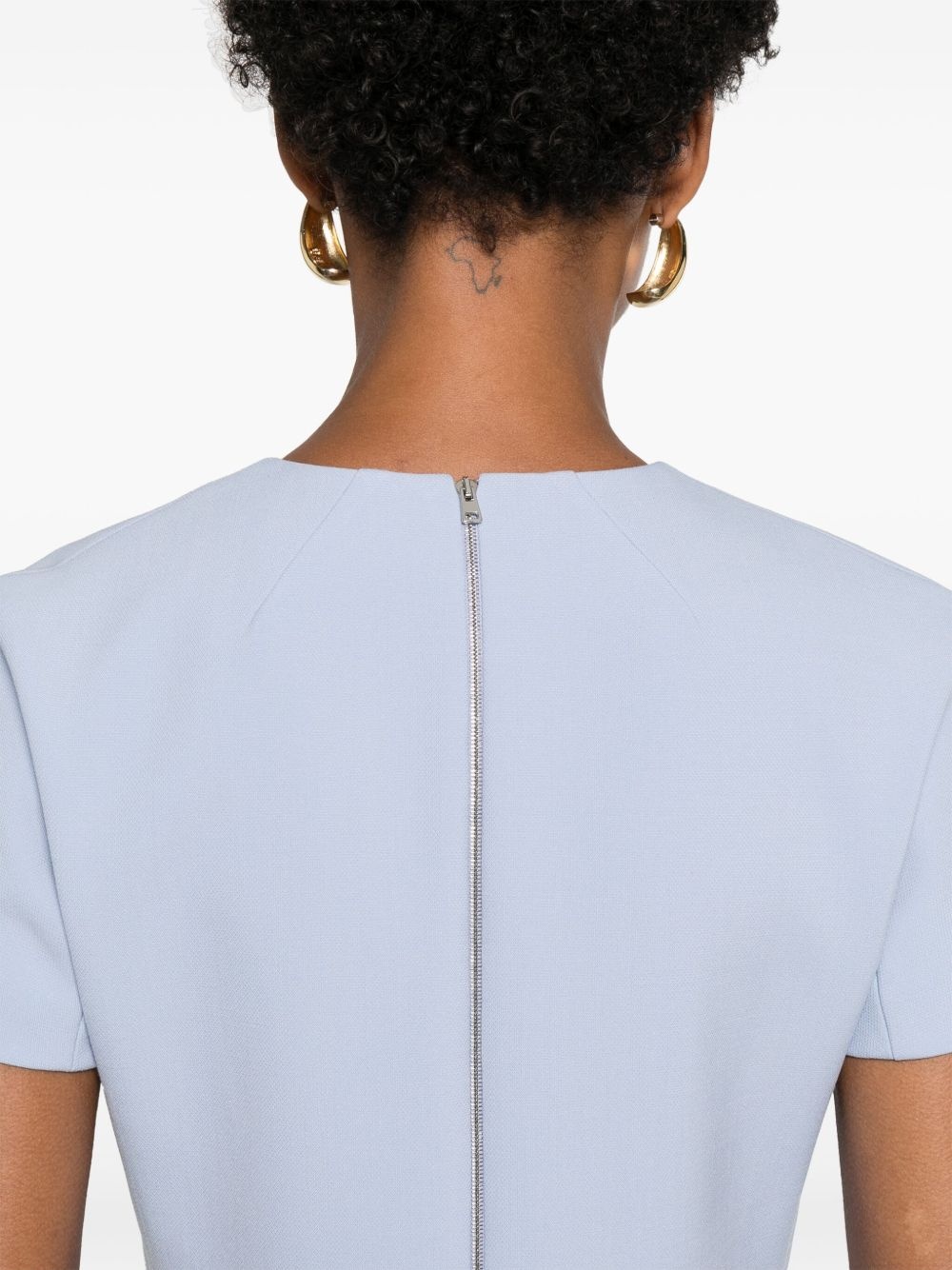 crew-neck midi dress - 5