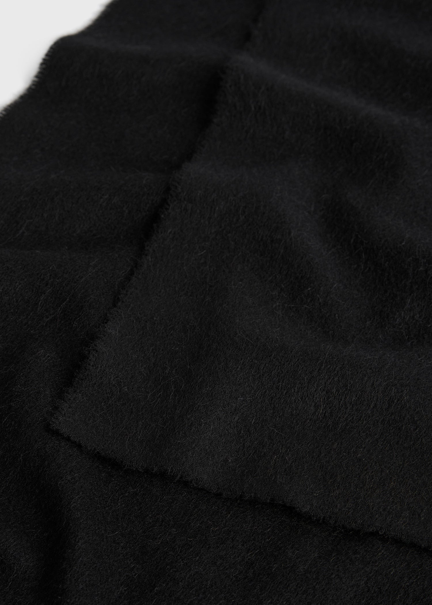 Classic winter scarf black - 4