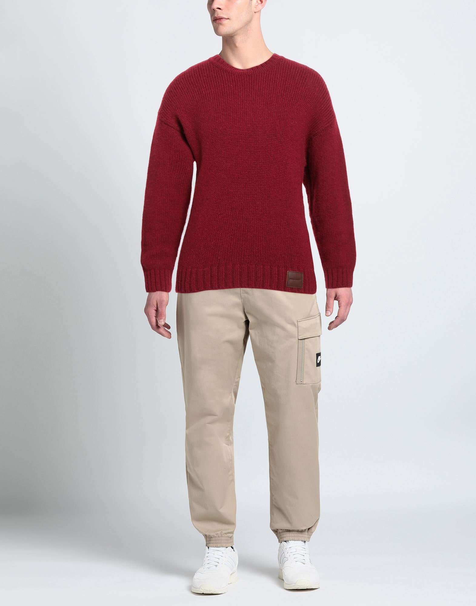 Burgundy Men's Sweater - 2
