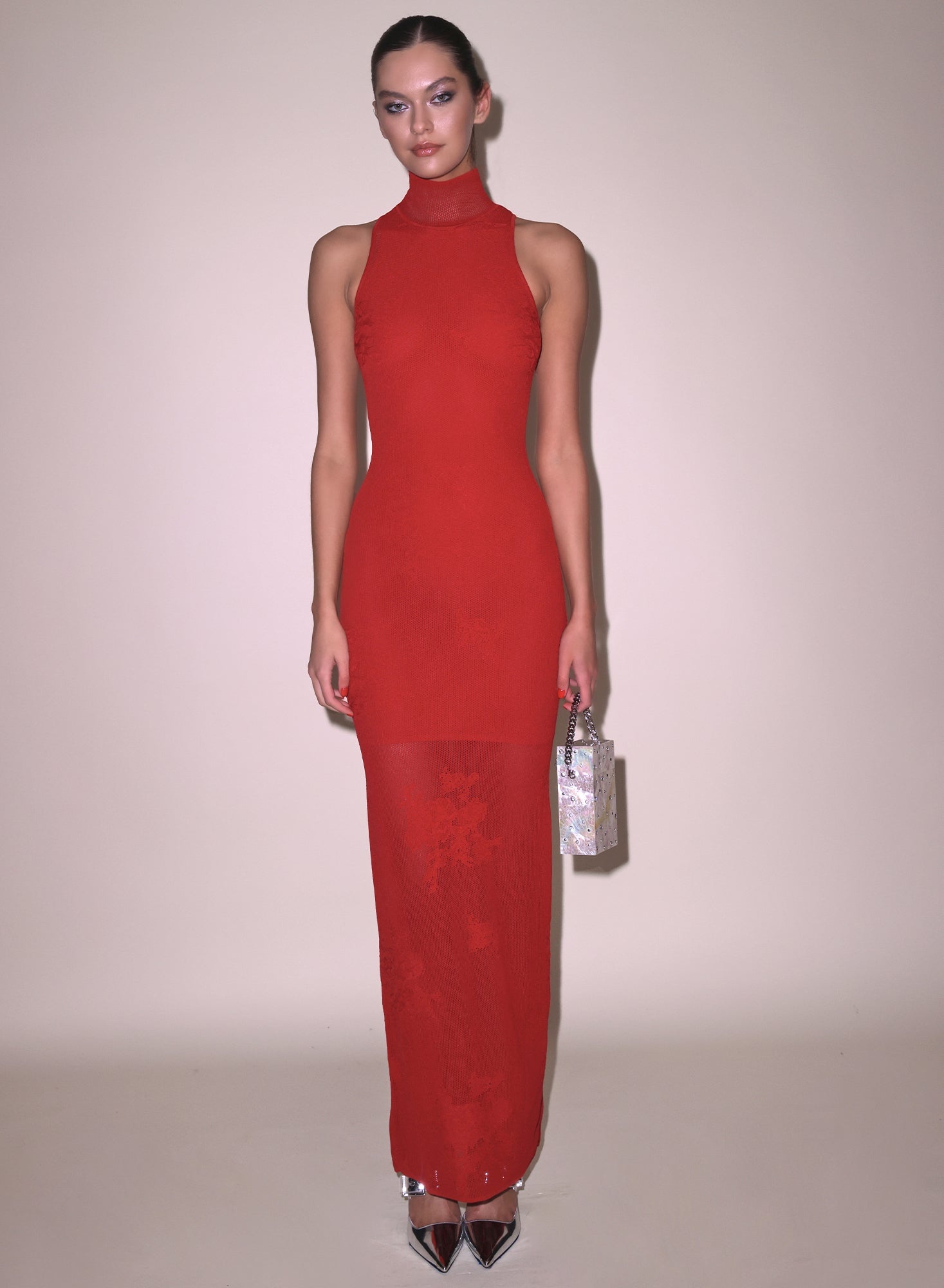 Lace Pointelle Racer Dress - 3