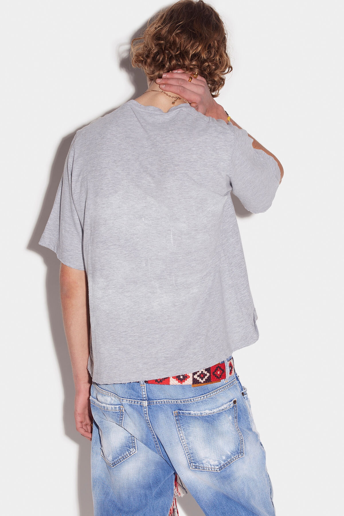 【送料&関税込】Dsquared2 Dragon Bros Football T-shirt DSQUARED2 DRAGON BROS FOOTBALL T-SHIRT | REVERSIBLE