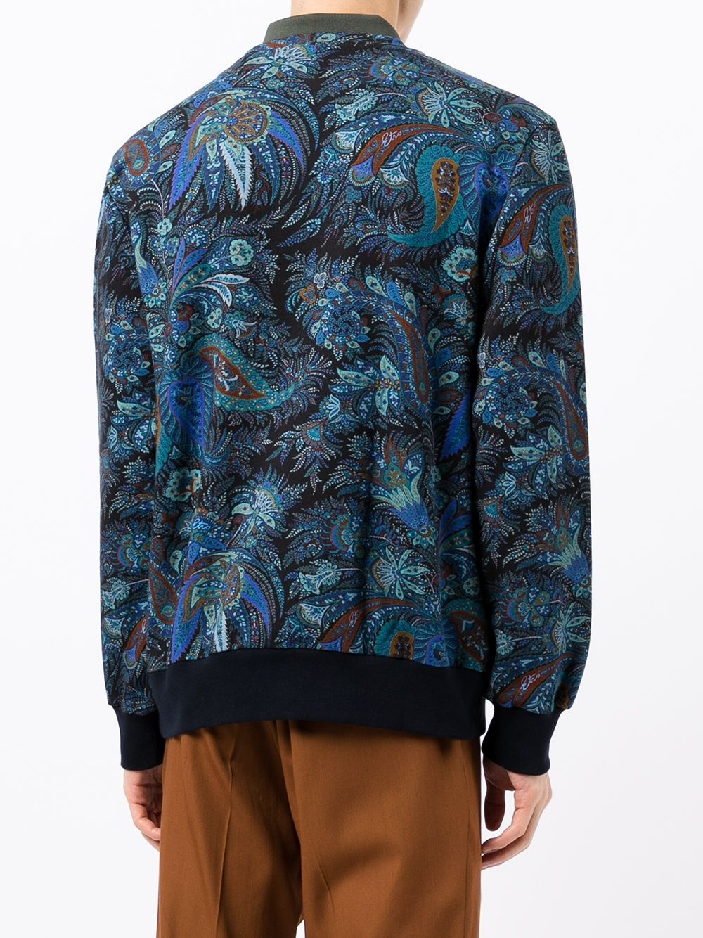 paisley-print sweatshirt - 4