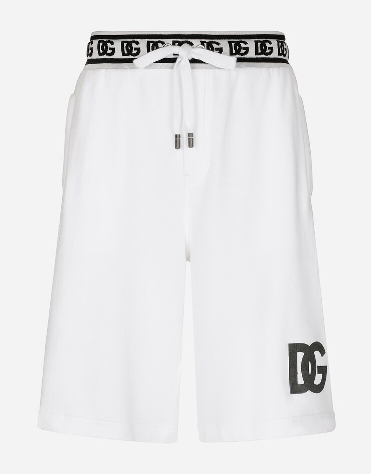 Jogging shorts with DG embroidery and DG Monogram - 1