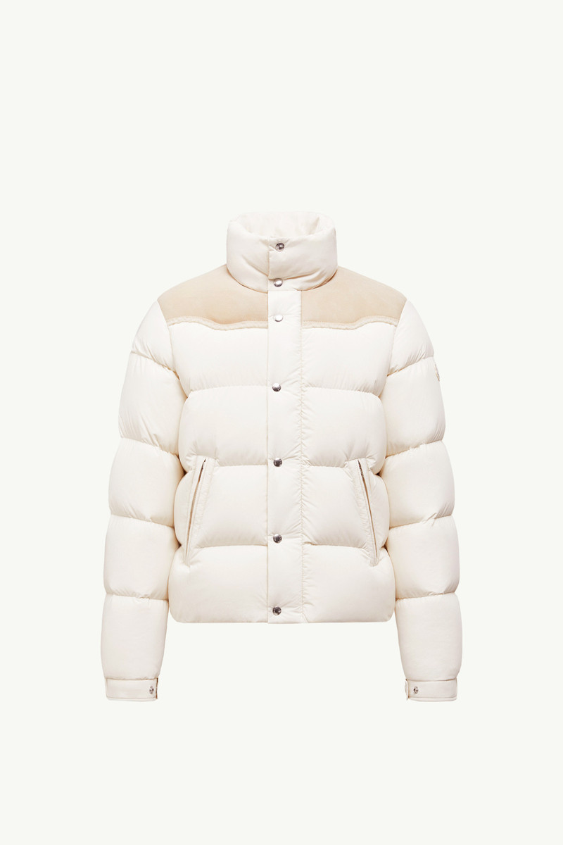 Verine Suede-Trimmed Short Down Jacket 1