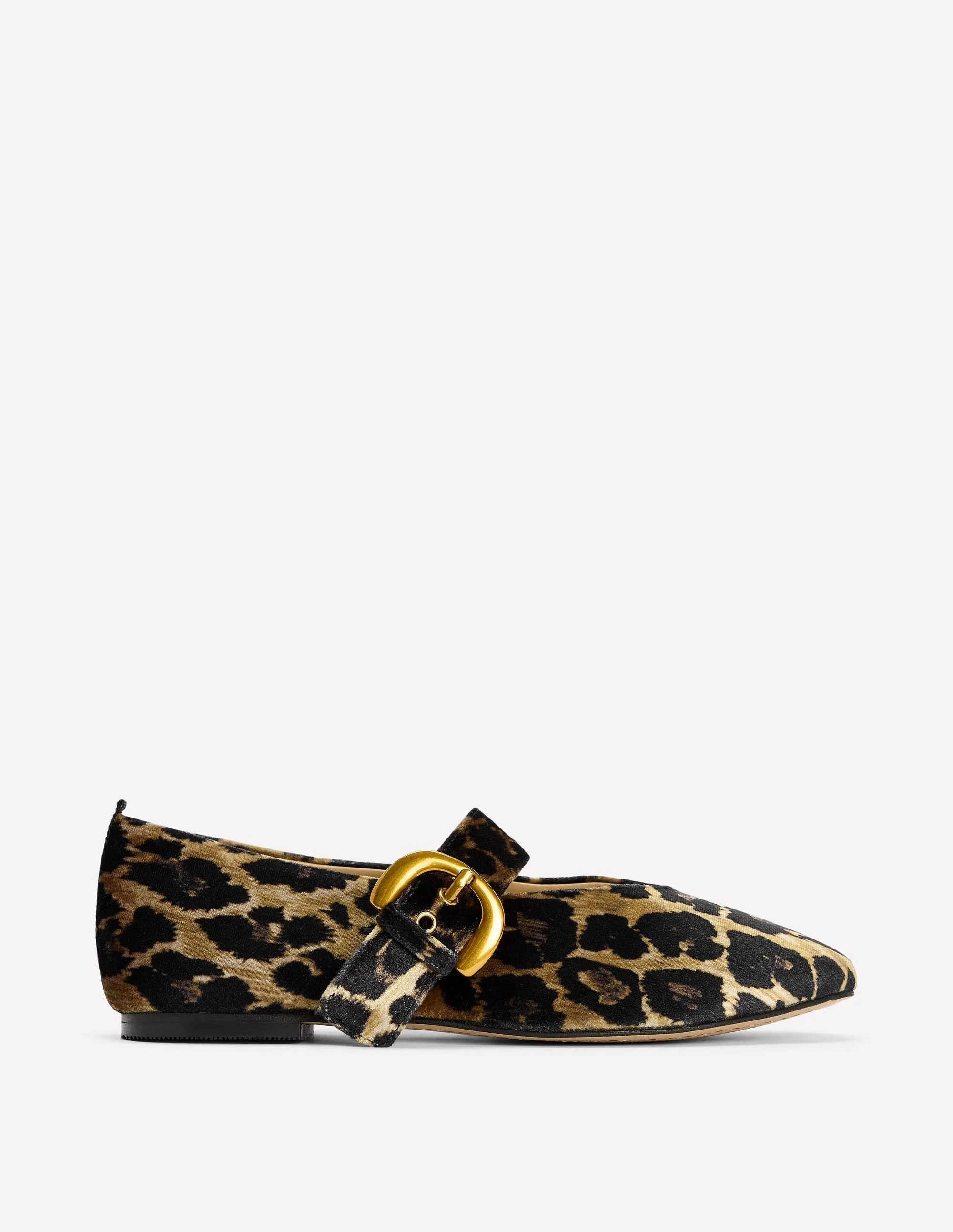 Kylie Flat Buckle Mary Janes-Leopard - 1