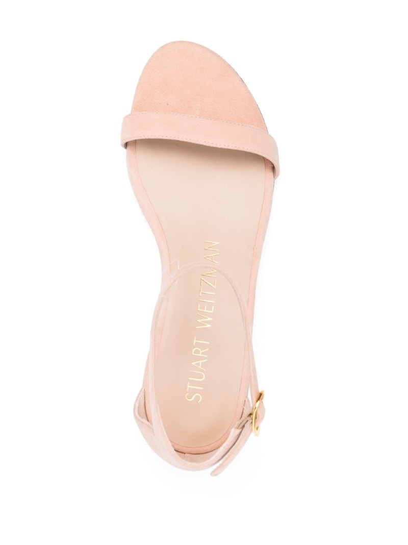 サンダル・ミュール Stuart Weitzman Open-Toe Sandals Stuart Weitzman 35mm open-toe sandals | REVERSIBLE