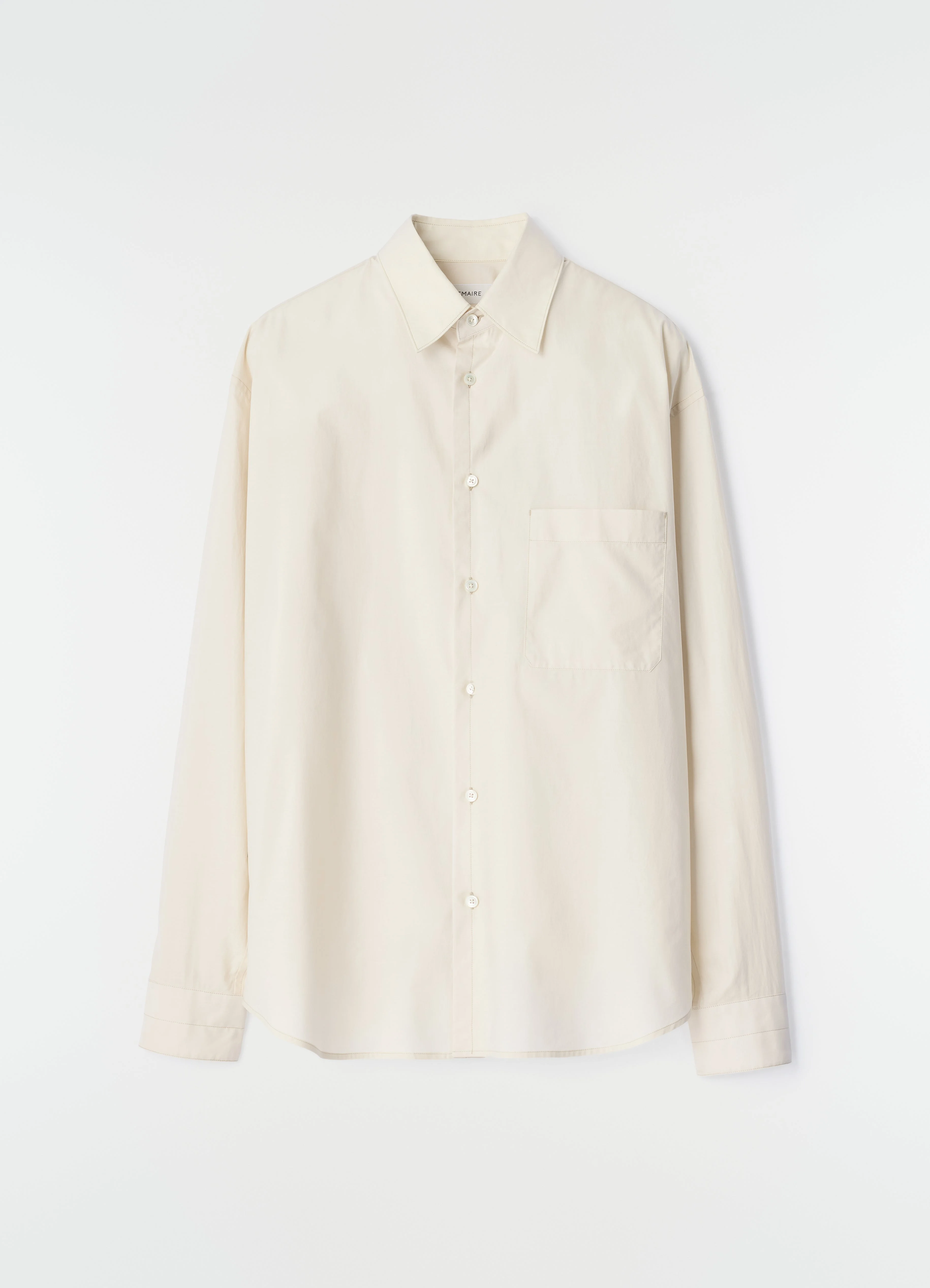 REGULAR SHIRT IN WASHED COTTON SILK - 1