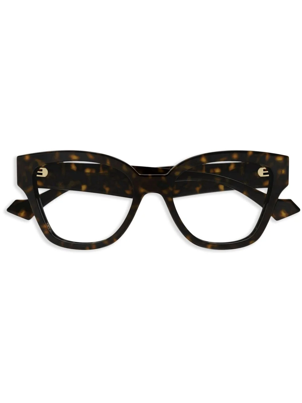 geometric-frame glasses - 1