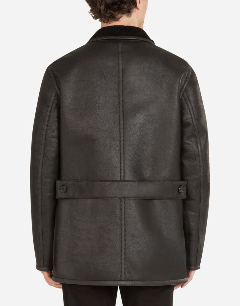 Dolce & Gabbana Shearling pea coat outlook