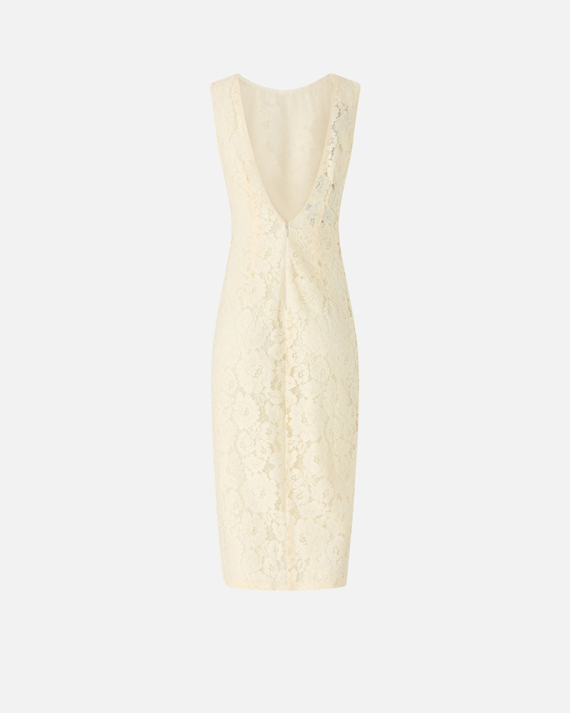 PINKO FLORAL LACE DRESS WITH PLUNGING REAR NECKLINE outlook