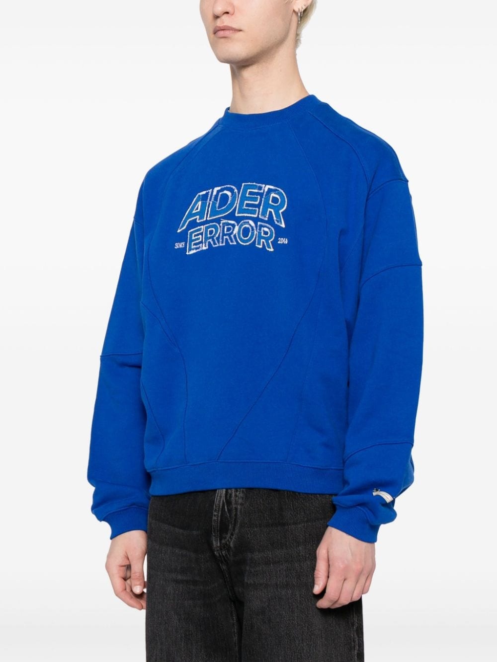 logo-embroidered cotton sweatshirt - 4