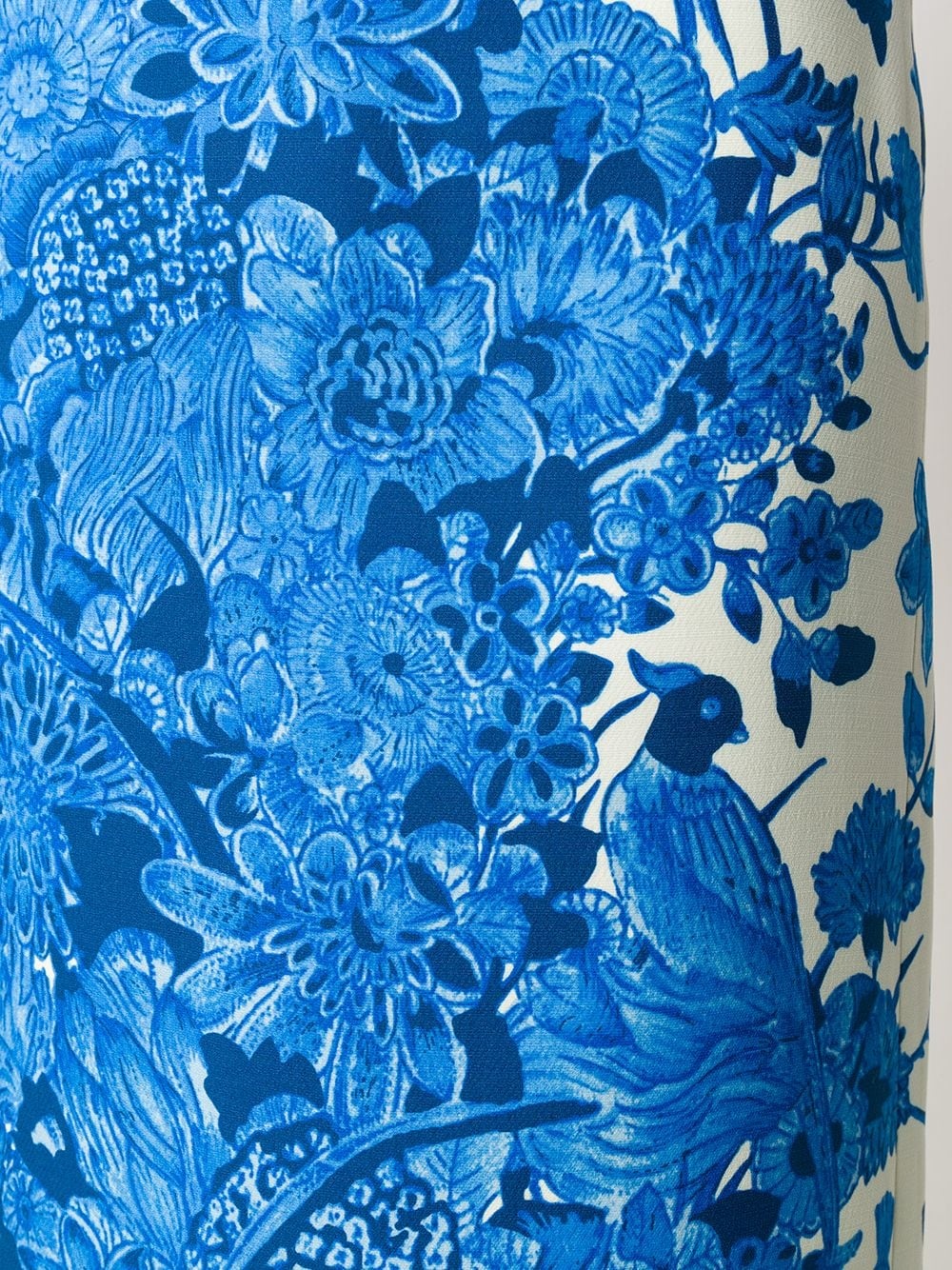floral-print mid-length skirt - 5