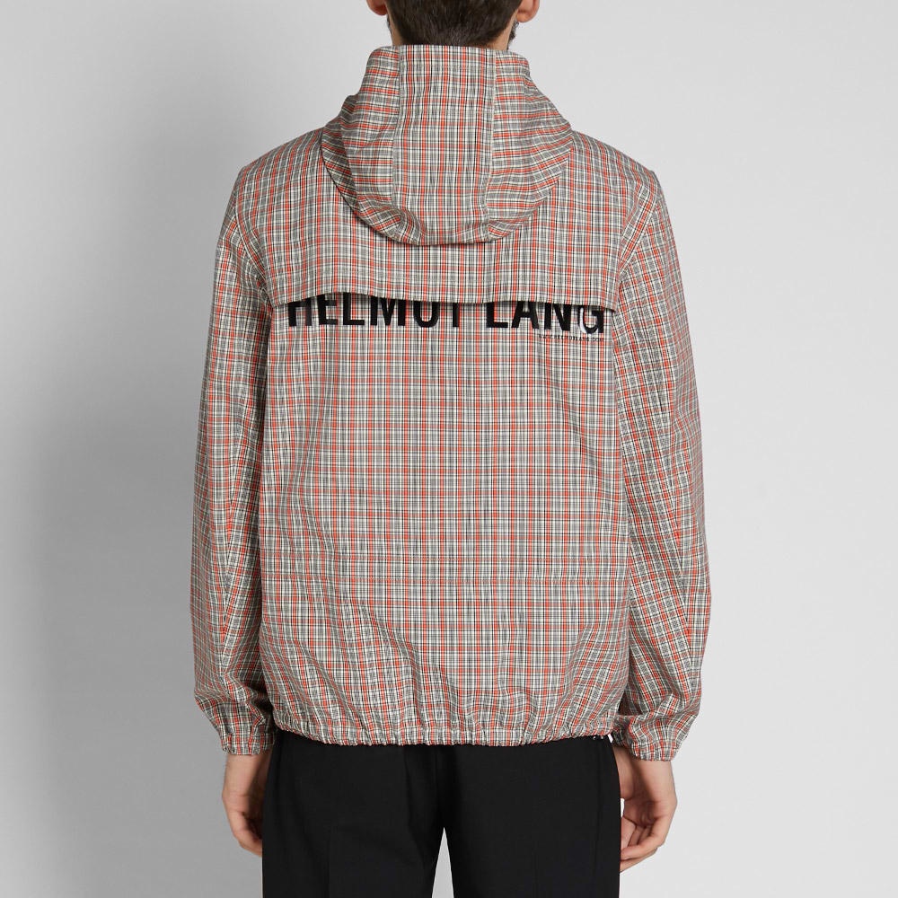 Helmut Lang Logo Checked Windbreaker Jacket - 7