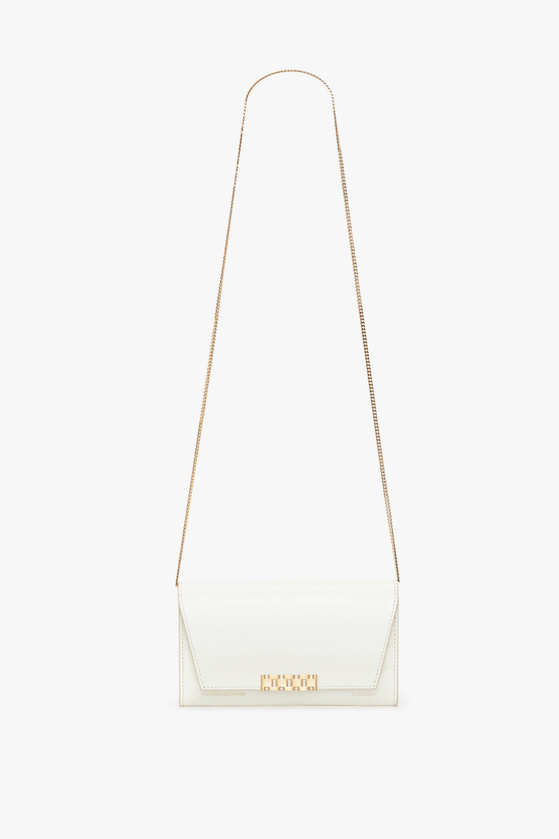 Exclusive Wallet On Chain In White Leather 1