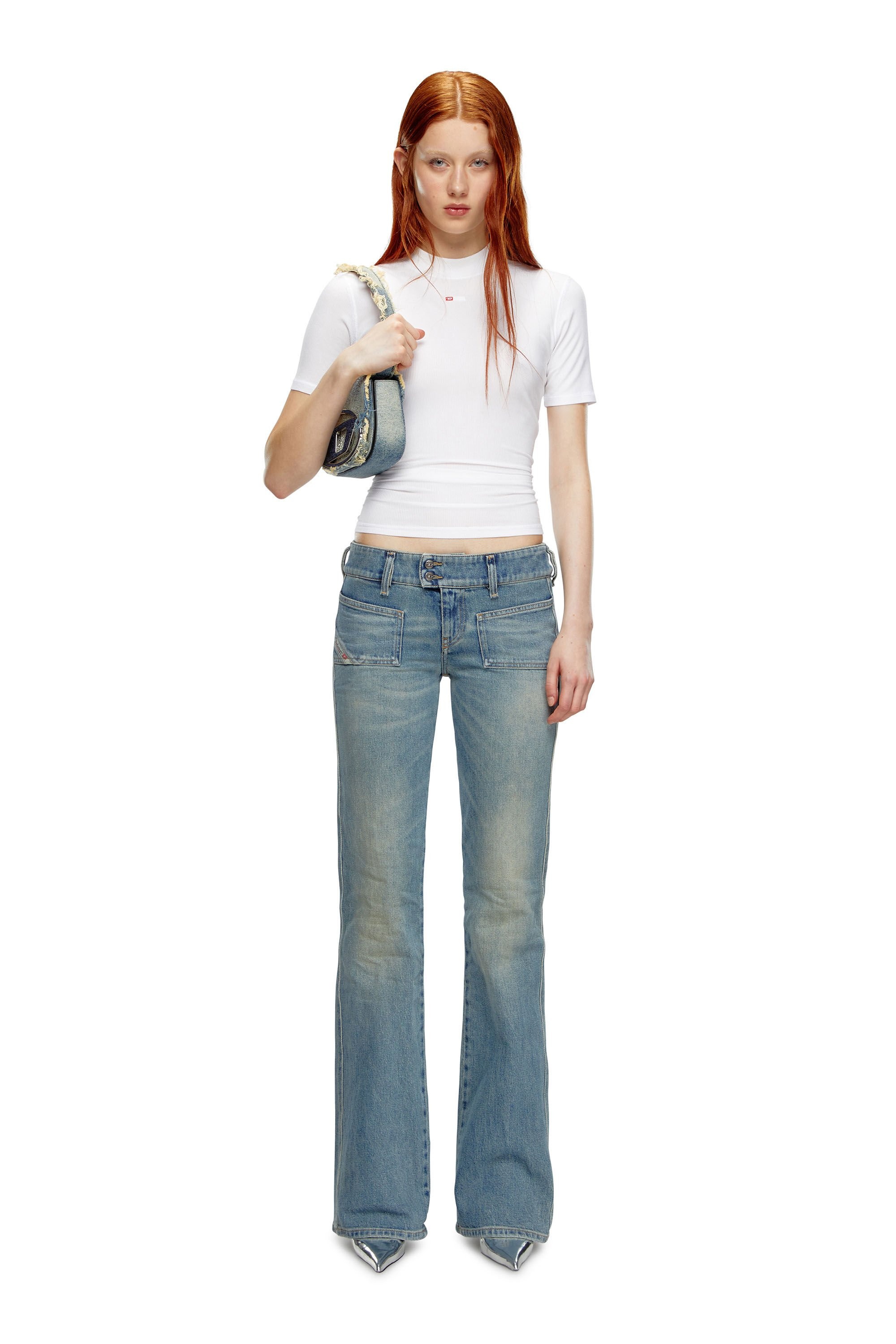 BOOTCUT AND FLARE JEANS D-HUSH 09J55 - 2