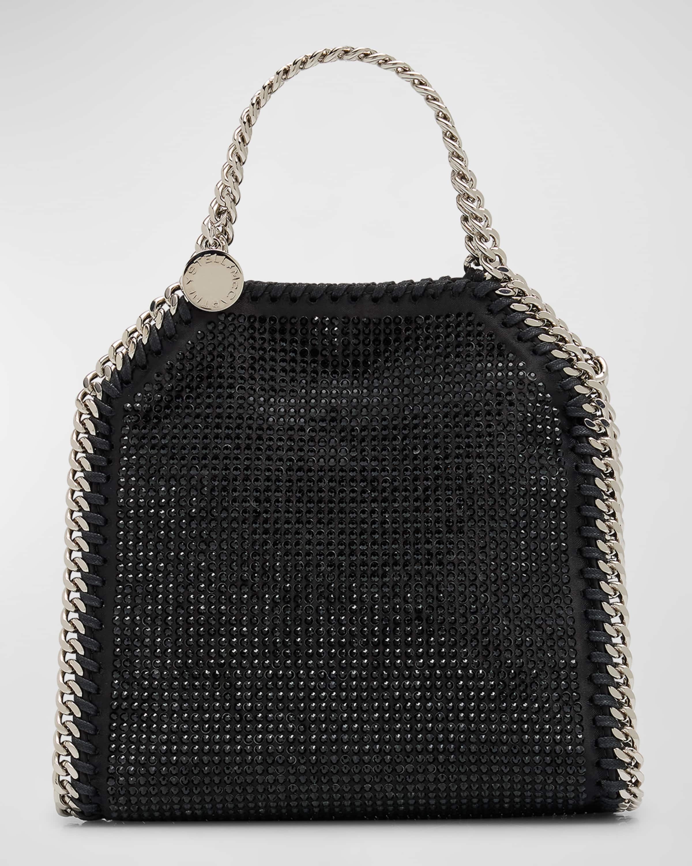 Tiny Embellished Chain Tote Bag - 1