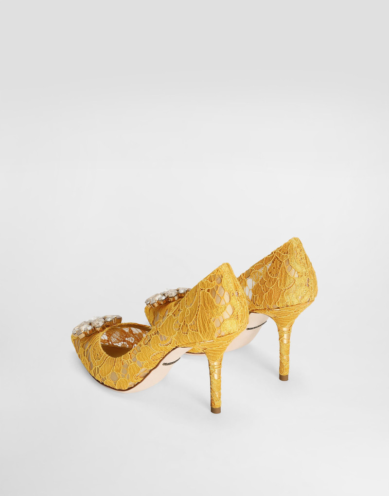 Dolce & Gabbana Pump in Taormina lace with crystals outlook