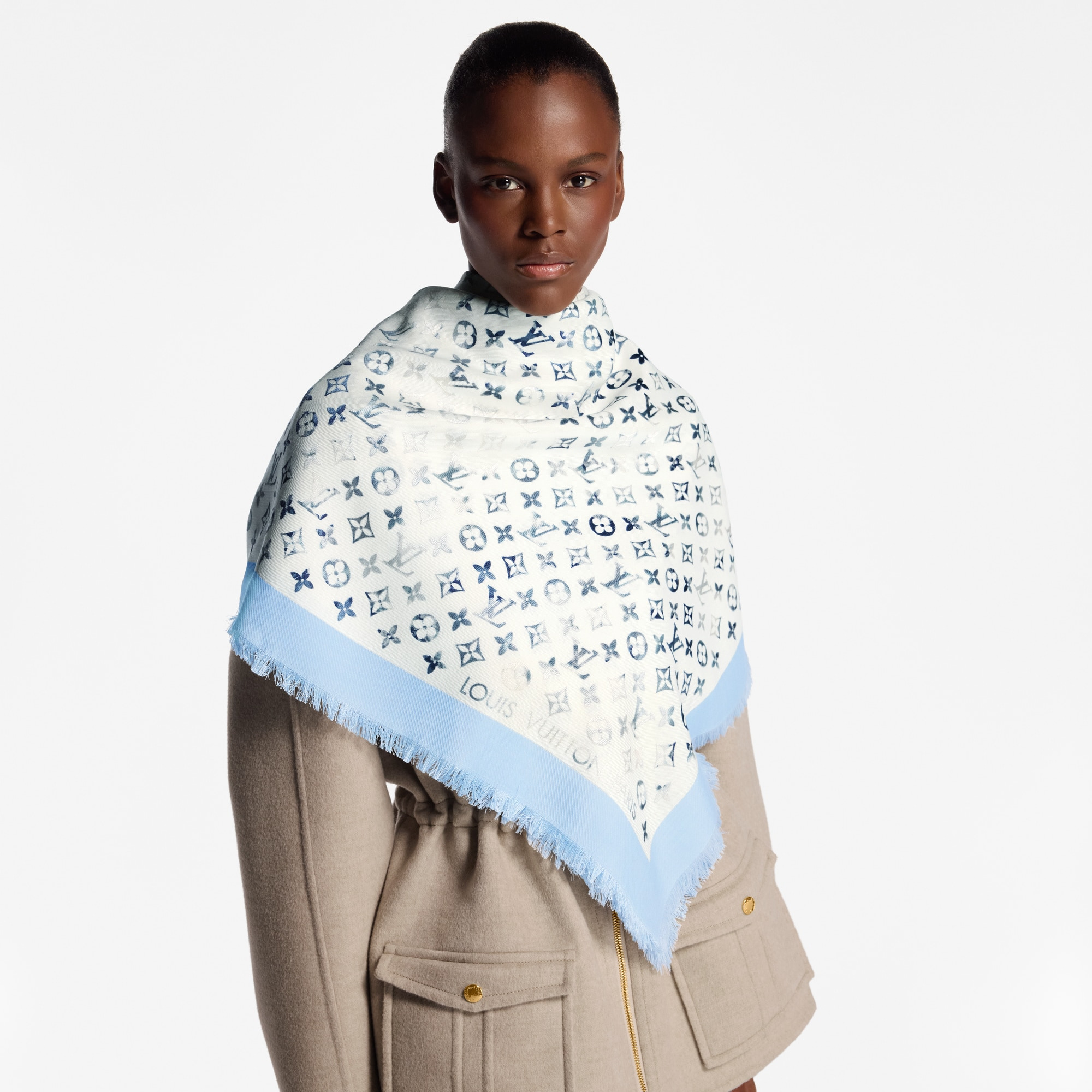Sunrise Aquarelle Shawl - 4