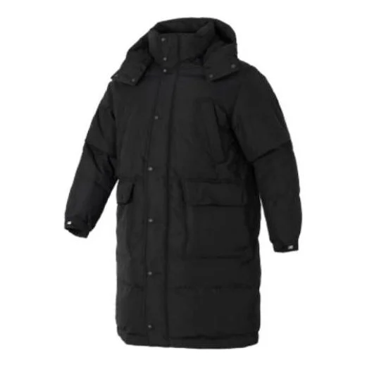 New Balance Long Down Puffer Jacket 'Black' NPD4E241-BK - 1
