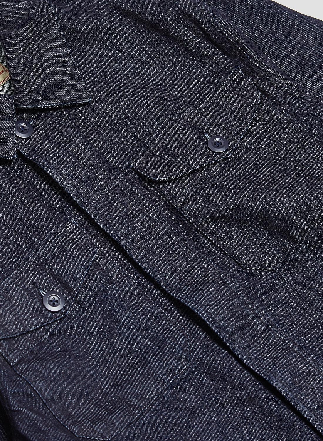 Short Jacket Denim in Indigo - 5