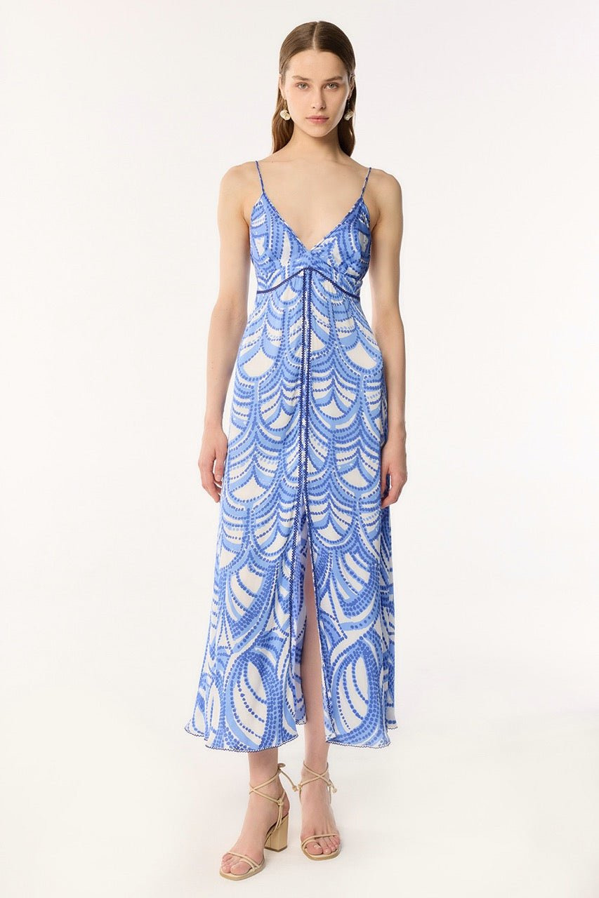 Long Dress Denise - Blue Himba - 1