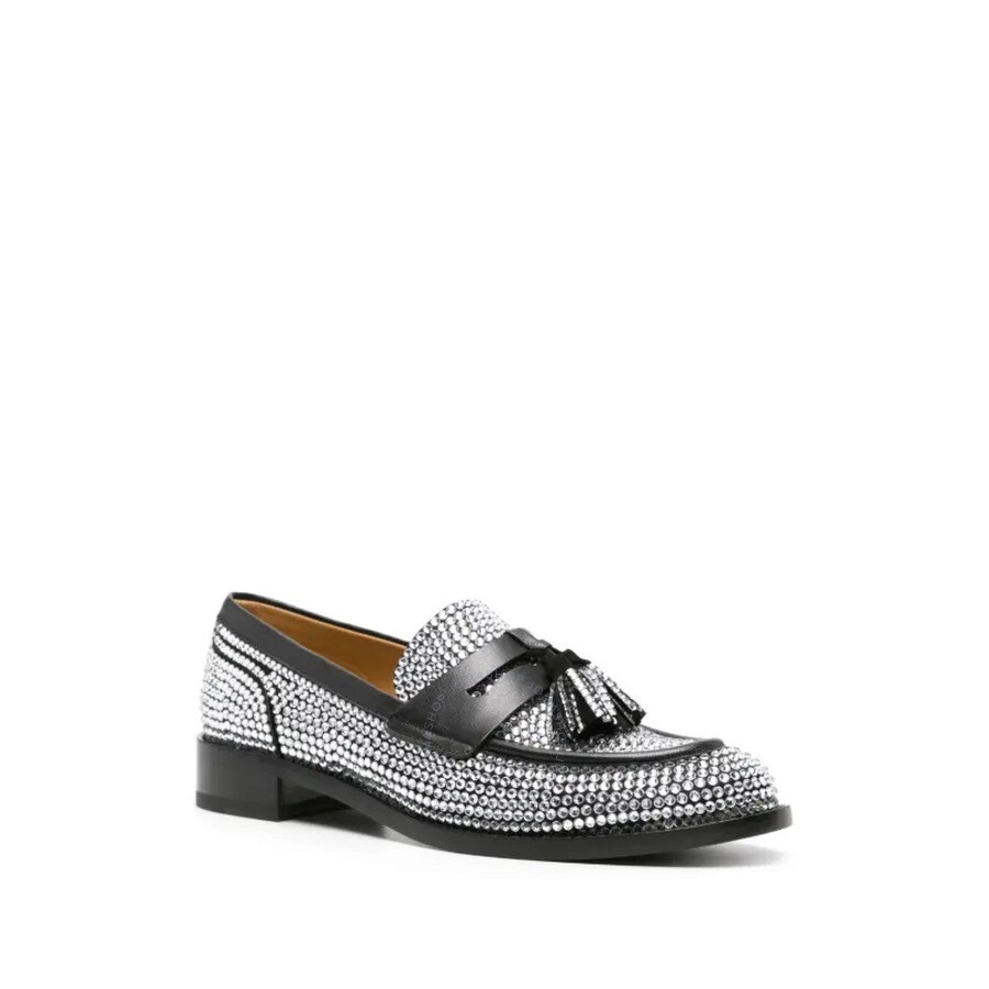 Rene Caovilla Rhinestone-Embellished Morgana Loafers - 2