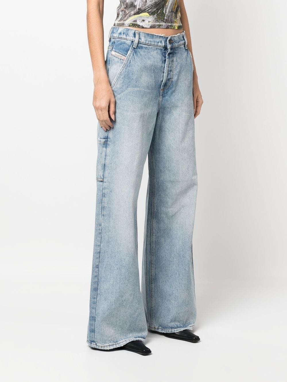 1996 D-Sire 0emag straight-leg jeans - 3