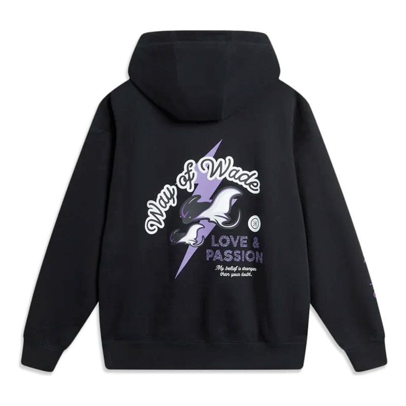 Li-Ning Li-Ning Way of Wade Love & Passion Hoodie 'Black' AWDU651-1 outlook